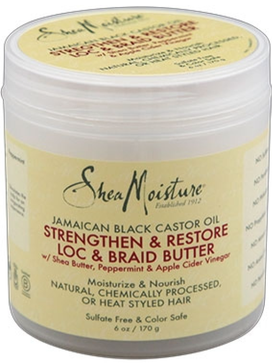 SHEA MOISTURE JAMAICAN BLACK CASTOR OIL LOC BUTTER - Textured Tech