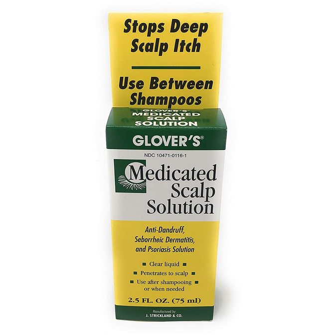 GLOVER'S MEDICATED SCALP SOLUTION 2.5 OZ - Textured Tech