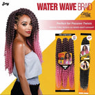 ZURY 20" WATER WAVE BRAID PRESTRETCHED 3PCK - Textured Tech