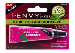 KISS STRIP EYELASH ADHESIVE W/ ALOE BLACK - Textured Tech