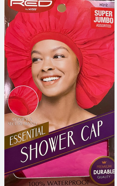 Red by Kiss Super Jumbo Shower Cap - Textured Tech