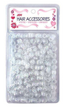 JOY HAIR ACCESSORIES BEADS TRANSLUCENT CLEAR - Textured Tech