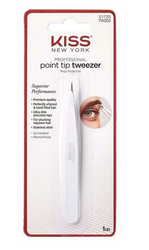 KISS PROFESSIONAL POINT TIP TWEEZER - Textured Tech