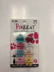 PINCCAT #P036 MINI ASSORTED HAIR CLIPS COLORS - Textured Tech