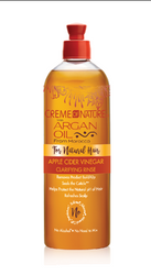 Creme Of Nature Argan Oil Apple Cider Vinegar Clarifying Rinse 15.5 oz - Textured Tech