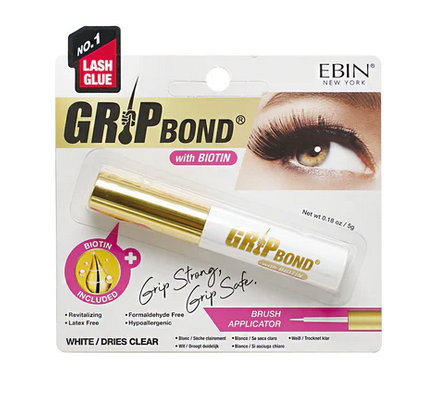 EBIN GRIP BOND LASH GLUE - Textured Tech