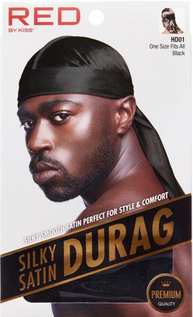 RED PREMIUM SILKY SATIN DURAG - Textured Tech