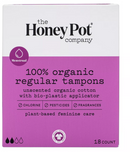 THE HONEY POT COMPANY 100% ORGANIC REGULAR TAMPONS - Textured Tech