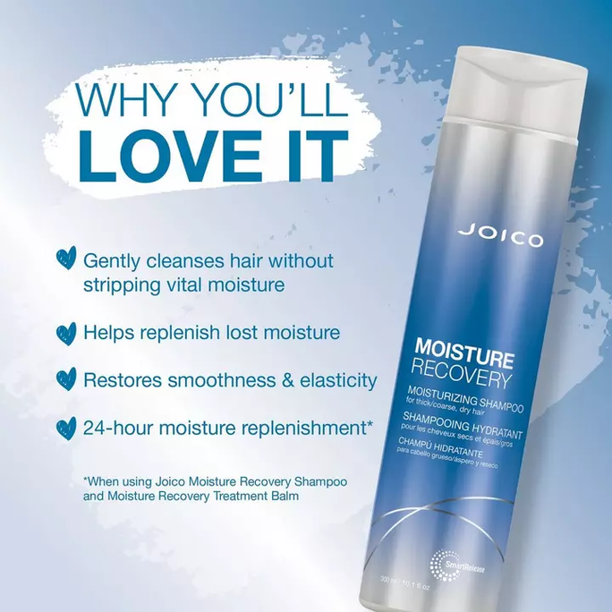 JOICO MOISTURE RECOVERY MOSTURIZING SHAMPOO 33.8 FL OZ - Textured Tech