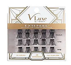V LUXE 3D CURLING EXTENDED LASHES VE02 - Textured Tech