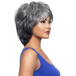 FOXY SILVER WIG- KIMBERLY - Textured Tech