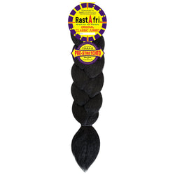 Rasta fri PRE STRETCHED Classic Jumbo Braid Hair  1B - Textured Tech