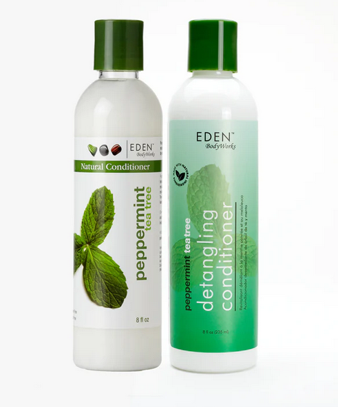 Eden Peppermint Tea Tree Detangling Conditioner (8 fl.oz) - Textured Tech