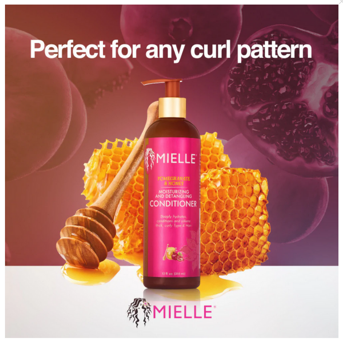 Mielle Pomegranate & Honey Moisturizing and Detangling Conditioner (12 fl.oz.) - Textured Tech