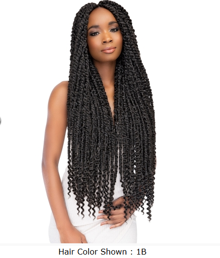 Janet Collection Crochet Braids Nala Tress PASSION TWIST 24" - Textured Tech